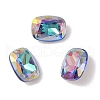 Glass Rhinestone Cabochons RGLA-L029-01A-BBLA-1