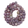 Natural Quartz Beads Strands G-B133-A01-12MM-3