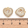 Brass Micro Pave Cubic Zirconia Charms KK-N261-89G-3