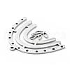 Non-Tarnish 304 Stainless Steel Pendants STAS-C051-07P-3