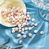 WADORN 75Pcs 5 Style Natural Cultured Freshwater Pearl Beads PEAR-WR0001-04-4
