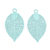 430 Stainless Steel Filigree Pendants STAS-S108-01C-2