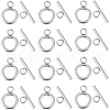 SUNNYCLUE 50Pcs 304 Stainless Steel Toggle Clasps STAS-SC0006-76-1