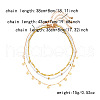 Summer Beach Alloy Coin Tassel Glass Seed Beaded 3 Layer Necklaces for Women FS-WGF3BD7-03-2