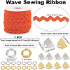 Gorgecraft 1 Strand Wave Bending Fringe Trim FIND-GF0006-65B-2