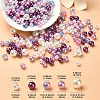 5 Colors ABS Plastic Imitation Pearl Beads KY-YW0001-63D-4