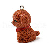 Opaque Resin Pendants CRES-D310-01C-2