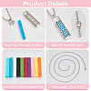 DELORIGIN 2Pcs 2 Styles Anti-Tarnish Stainless Steel Mini Hollow Column Perfume Bottle Necklaces NJEW-DR0001-02B-3