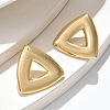 304 Stainless Steel Stud Earrings EJEW-U047-31G-3