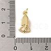 Brass Micro Pave Colorful Cubic Zirconia Glass Pendants X-KK-R162-026I-G-3