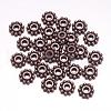 Gear Tibetan Style Alloy Spacer Beads RAB145-NF-3