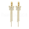 Ion Plating(IP) 304 Stainless Steel Hoop Earrings EJEW-G400-43G-02-1