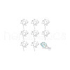 Brass Rhinestone Cabochon Settings KK-WH0079-108S-7