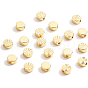 BENECREAT 40Pcs Brass Spacer Beads KK-BC0007-09-4