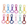 Spray Painted Alloy Iron Spring Gate Ring PALLOY-T090-77-1