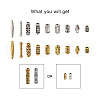 Craftdady 200Pcs 20 Style Tibetan Style Alloy Beads FIND-CD0001-33-3