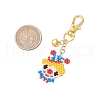 April Fools' Day Glass Seed Beads Pendant Decorations HJEW-MZ00194-3