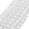 Electroplate Glass Bead Strands EGLA-R040-10mm-15-2