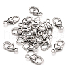 Tibetan Style Alloy Lobster Claw Clasps TIBE-KS0001-05AS-2