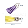 60Pcs 30 Colors Faux Suede Tassel Pendant Decorations FIND-YW0001-13P-3