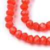 Opaque Solid Color Glass Beads Strands EGLA-A034-P1mm-D03-3