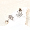 304 Stainless Steel Stud Earrings EJEW-H161-01P-H-3