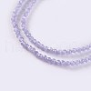 Glass Beads Strands EGLA-E057-02A-07-3