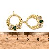 Brass Micro Pave Cubic Zirconia Pendants KK-P308-77G-3