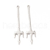Rack Plating Alloy Big Pendants PALLOY-E025-32P-1