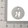 Non-Tarnish 304 Stainless Steel Pendants STAS-F233-M-P01-A-R-3