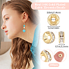 Beebeecraft 200Pcs Brass Pave Clear Cubic Zirconia Beads KK-BBC0015-87A-2