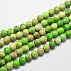 Natural Imperial Jasper Beads Strands G-I122-6mm-M-2