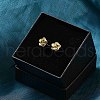 Ion Plating(IP) 304 Stainless Steel Stud Earrings EJEW-P300-01G-3