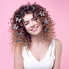 CRASPIRE 24Pcs 2Bags Cloth Butterfly Alligator Hair Clip FIND-CP0002-49A-4