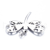 304 Stainless Steel Pendants STAS-E140-E07-2