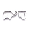 Non-Tarnish Stainless Steel Mixed Animal Shape Cookie Candy Food Cutters Molds DIY-H142-04P-2