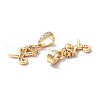 Eco-Friendly Brass Micro Pave Cubic Zirconia Pendants KK-K265-01G-X-2