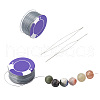  2 Rolls Special Coated Polyester Beading Threads OCOR-NB0002-06C-7