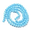 Opaque Solid Color Electroplate Glass Beads Strands GLAA-F029-P4mm-C12-2