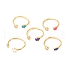 Hamsa Hand /Hand of Miriam Golden Cuff Rings for Women KK-G404-14-1