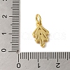 Brass Micro Pave Clear Cubic Zirconia Pendants KK-R162-025G-3