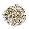 Brass Grade A Rhinestone Spacer Beads RB-A014-Z8mm-13S-3