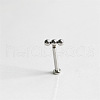 Stainless Steel Threadless Labrets Piercing Jewelry WGD2943-01-1