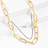 Stylish Stainless Steel Paperclip Chain Necklaces for Daily Wear and Parties WC2906-4