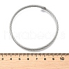 304 Stainless Steel Bangles for Women Men BJEW-Z131-01P-5