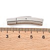 Tarnish Resistant 304 Stainless Steel Bayonet Clasps STAS-I013-4mm-3