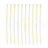DICOSMETIC 150Pcs Brass Flat Head Pins KK-DC0003-81-8