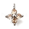 Brass Micro Pave Cubic Zirconia Pendants KK-D356-07I-P-1