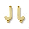 Rack Plating Brass Connector Charms KK-C007-38G-J-2