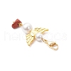 Angel Shell Pearl Pendant Decoration HJEW-JM03440-5